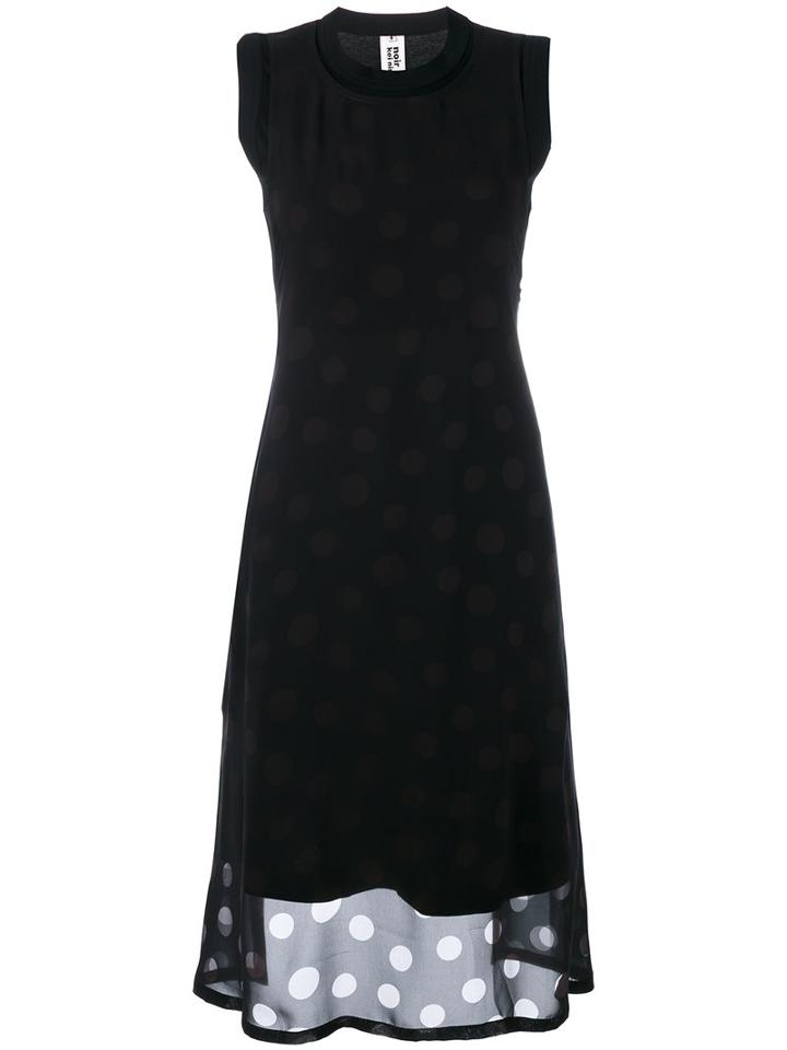 Comme Des Garçons Noir Kei Ninomiya - Layered Panel Dress - Women - Cotton/polyester - S, Black, Cotton/polyester
