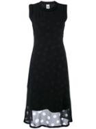 Comme Des Garçons Noir Kei Ninomiya - Layered Panel Dress - Women - Cotton/polyester - S, Black, Cotton/polyester