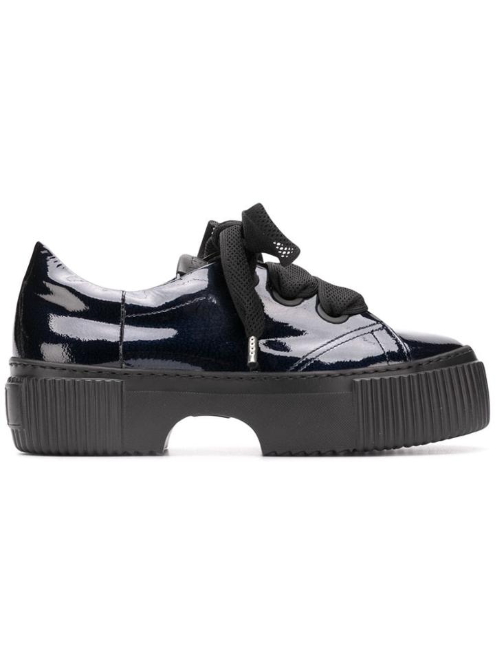 Agl Agl D925095bikg0672149 Navy-nero Calf Leather - Blue