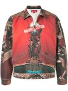 Supreme Scarface Denim Jacket - Red