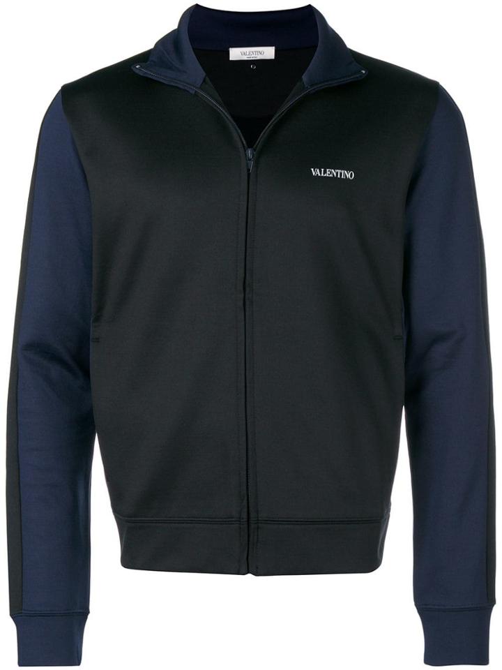 Valentino Zipped Sports Jacket - Black