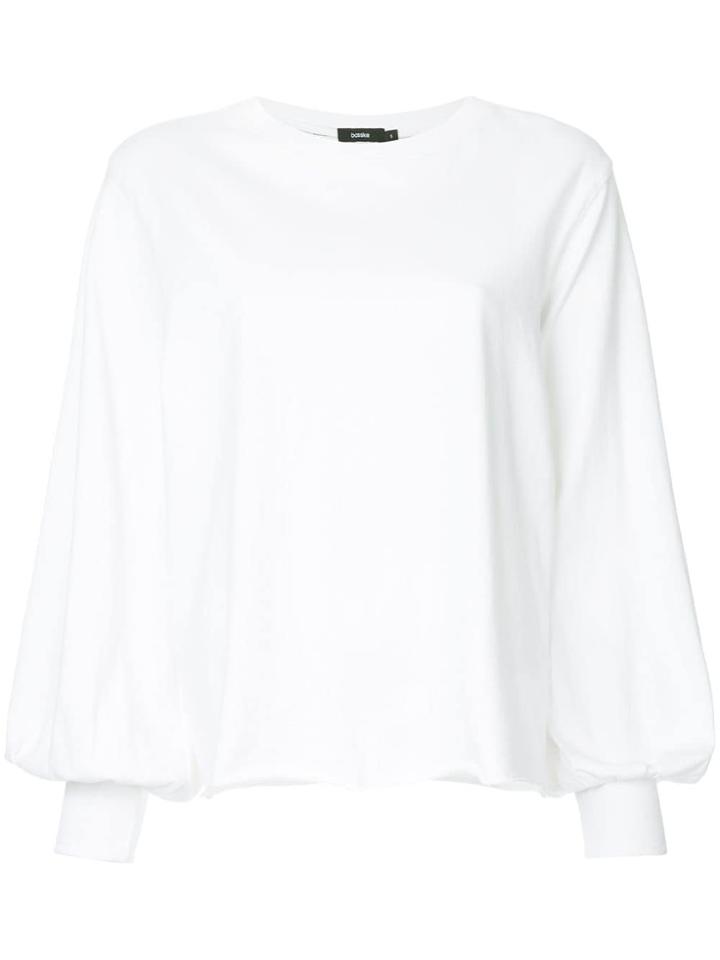 Bassike Jersey Voluminous Top - White