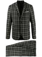 Neil Barrett Checked Two-piece Suit - Black