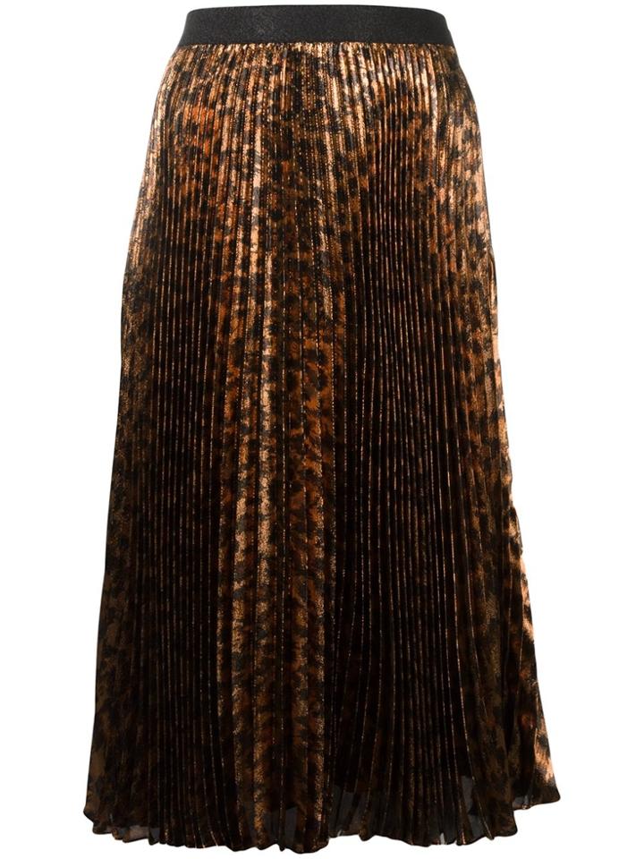 Christopher Kane Sunray Pleated Skirt - Brown