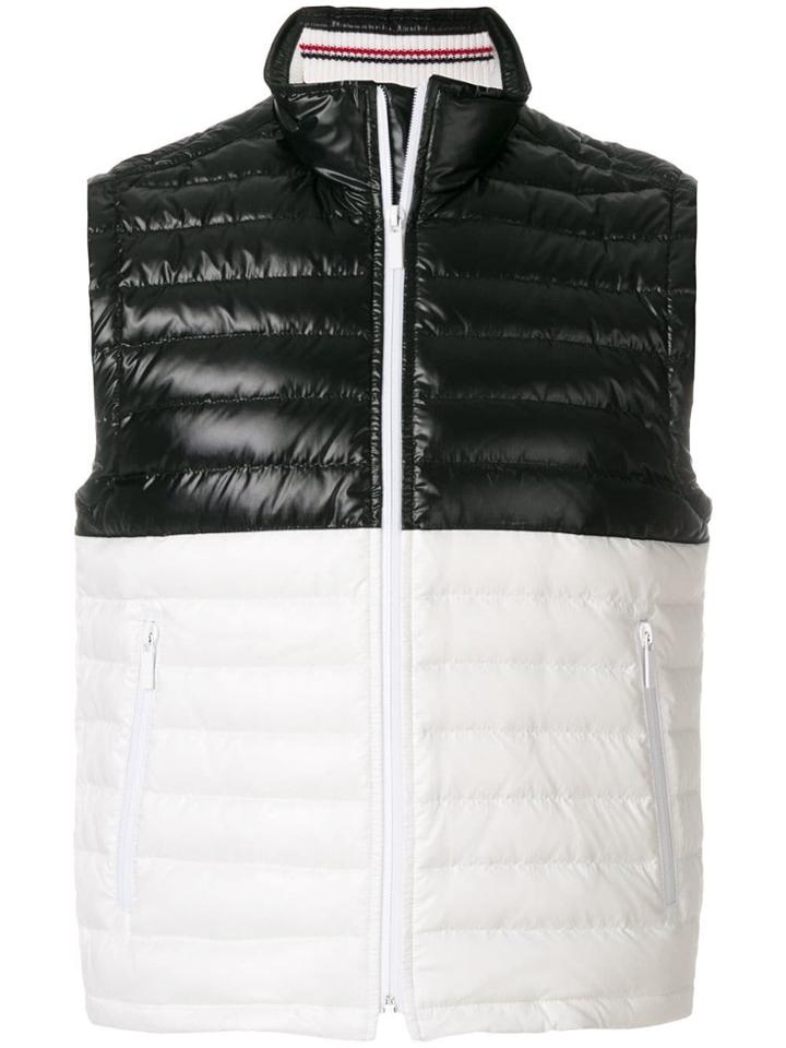 Thom Browne Quilted Down-filled Satin Vest - Black