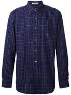 Engineered Garments '19th Century' Button Down Shirt, Men's, Size: Xl, Blue, Cotton