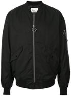 Monkey Time Oversized Bomber Jacket - Black