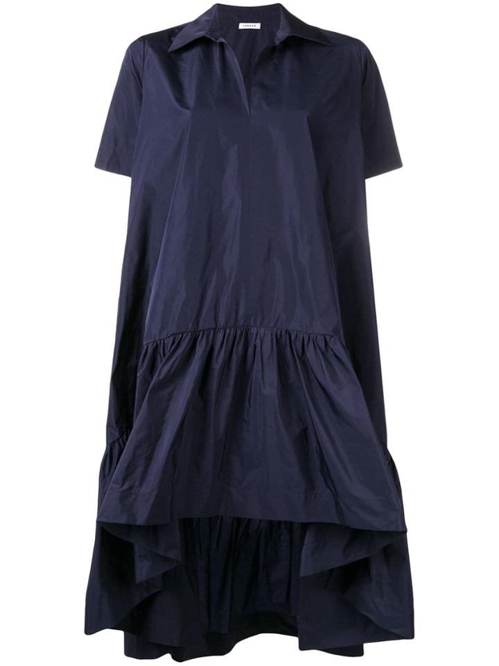 P.a.r.o.s.h. Oversized Flared Dress - Blue