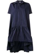 P.a.r.o.s.h. Oversized Flared Dress - Blue