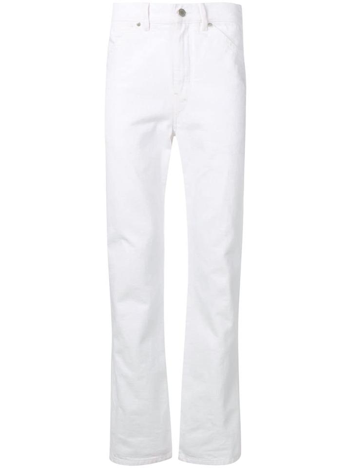 Lemaire Straight Leg Jeans - White