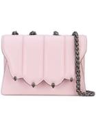 Marco De Vincenzo Paw Detail Shoulder Bag - Pink & Purple