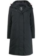 Save The Duck Hooded Padded Coat - Blue