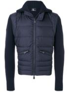 Moncler Grenoble Quilted Front Cardigan - Blue