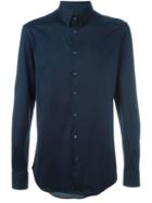 Giorgio Armani Classic Shirt, Men's, Size: 42, Blue, Cotton