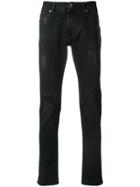 7 For All Mankind Ripped And Faded Jeans - Black