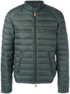 Save The Duck Zip Pocket Padded Jacket - Green