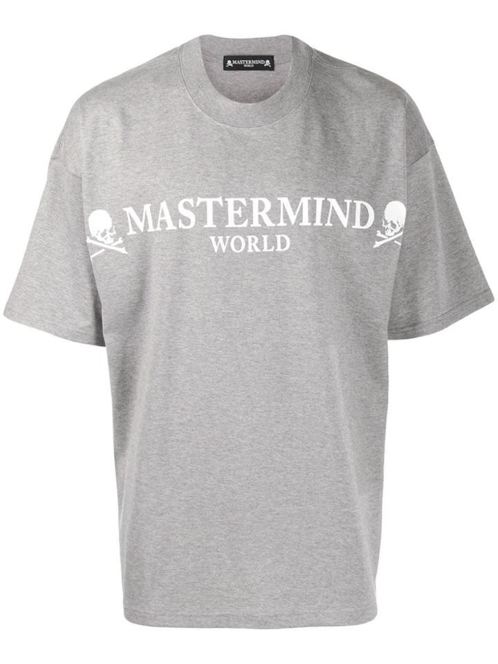 Mastermind World Logo Round Neck T-shirt - Grey