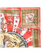 Roberto Cavalli Circus Print Square Scarf