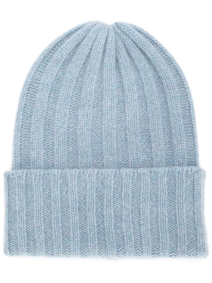 The Elder Statesman Ribbed Knit Hat