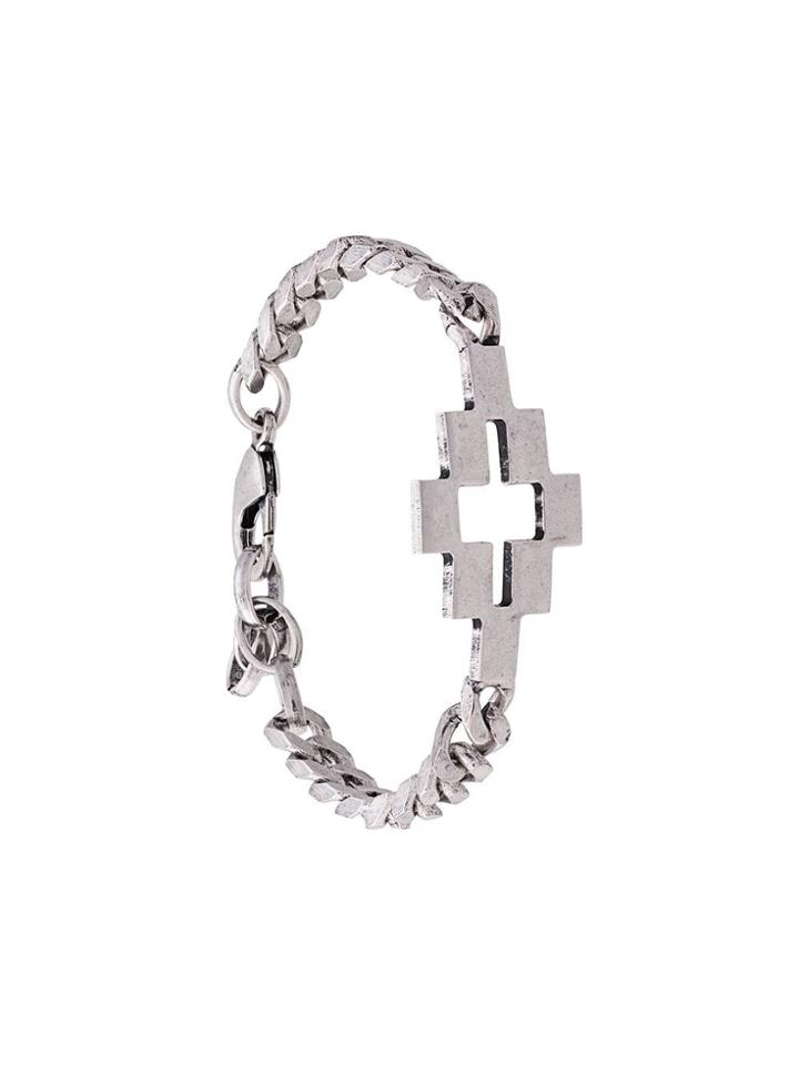 Marcelo Burlon County Of Milan Logo Charm Bracelet - Silver