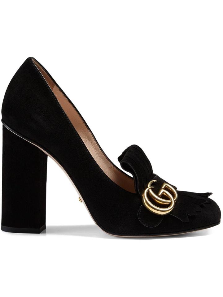 Gucci Suede Pump - Black