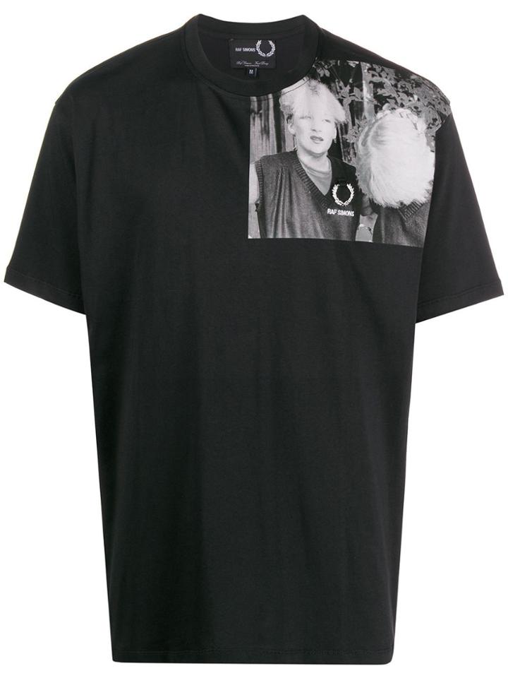 Raf Simons X Fred Perry Short Sleeve Photographic Print T-shirt -