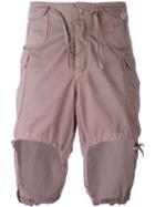 Telfar Cargo Shorts, Adult Unisex, Size: S, Pink/purple, Cotton