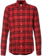 Faith Connexion Plaid Print Shirt, Size: Xs, Red, Cotton/spandex/elastane