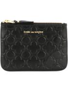 Comme Des Garçons Wallet 'classic Embossed B' Purse - Black