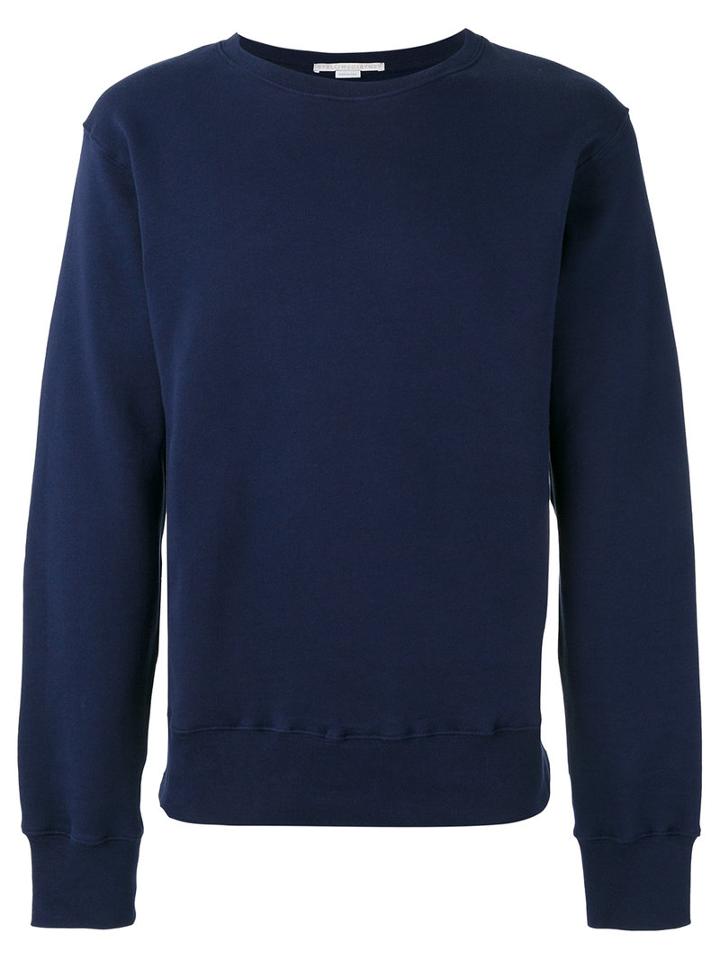 Stella Mccartney Embroidered Bird Sweatshirt, Men's, Size: Small, Blue, Cotton