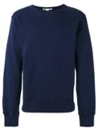 Stella Mccartney Embroidered Bird Sweatshirt, Men's, Size: Small, Blue, Cotton