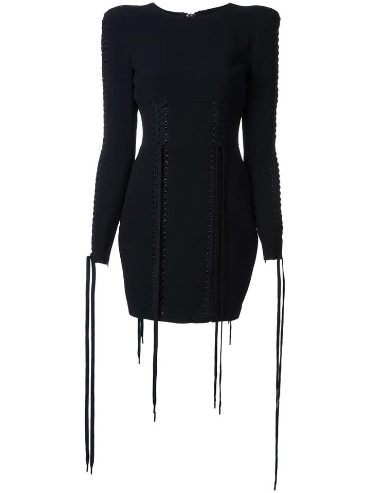 Alex Perry 'lennon' Dress, Women's, Size: 10, Black, Polyester/triacetate