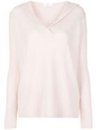 Allude Allude Hooded Sweater - Pink