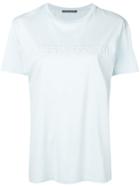 Alberta Ferretti Logo T-shirt - Blue