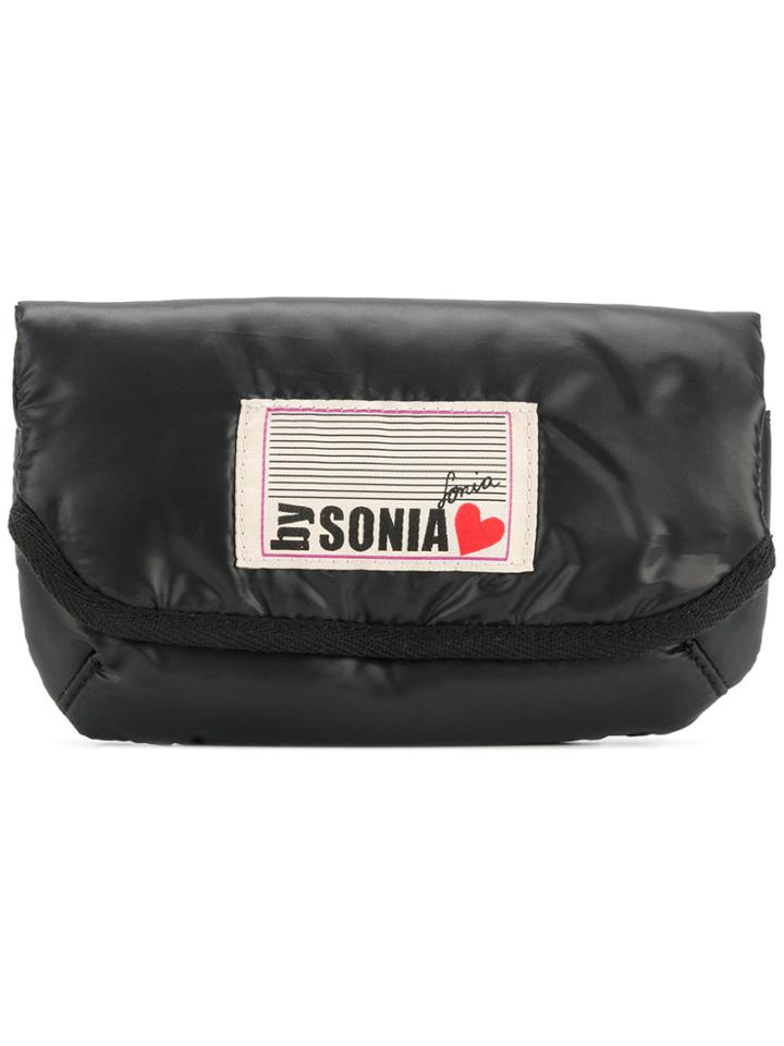 Sonia By Sonia Rykiel Logo Patch Make Up Bag - Black