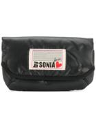 Sonia By Sonia Rykiel Logo Patch Make Up Bag - Black