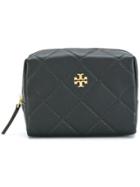 Tory Burch Georgia Small Makeup Bag - Black