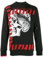 Philipp Plein Skull Print Sweater - Black