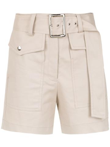 Cruise Salvador Belted Shorts - Neutrals