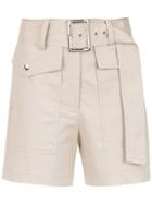 Cruise Salvador Belted Shorts - Neutrals
