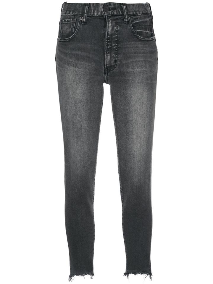 Moussy Vintage Low-waist Skinny Jeans - Black