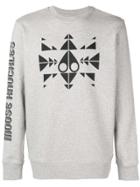 Moose Knuckles Graphic Print Sweatshirt - Grey