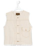 Bellerose Kids Denim Gilet - Nude & Neutrals