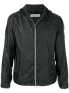 Gieves & Hawkes Zipped Hooded Jacket - Black