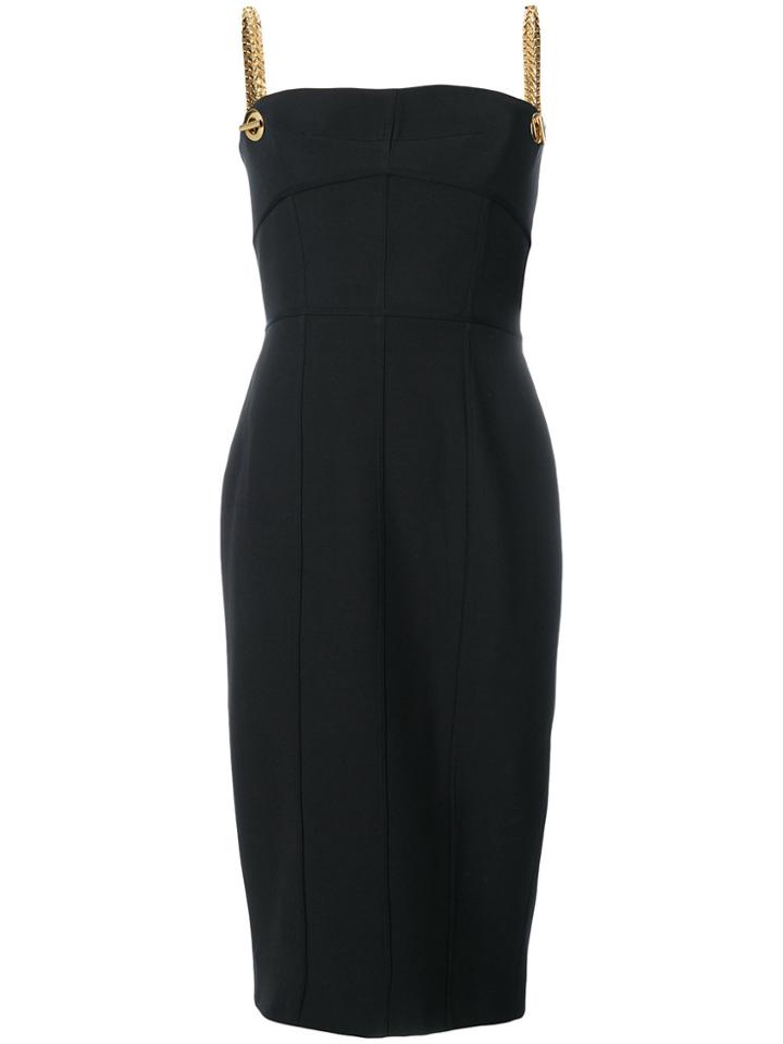 Tom Ford Chain-strap Midi Dress - Black