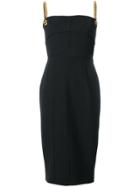 Tom Ford Chain-strap Midi Dress - Black