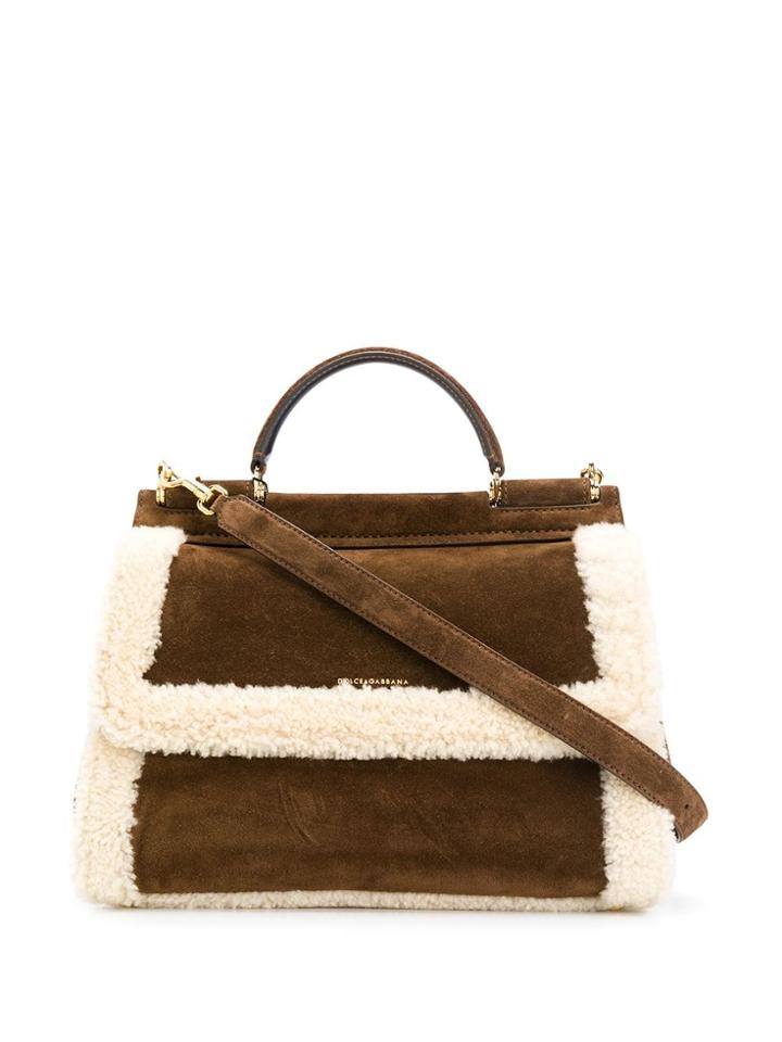Dolce & Gabbana Medium Sicily Tote Bag - Brown