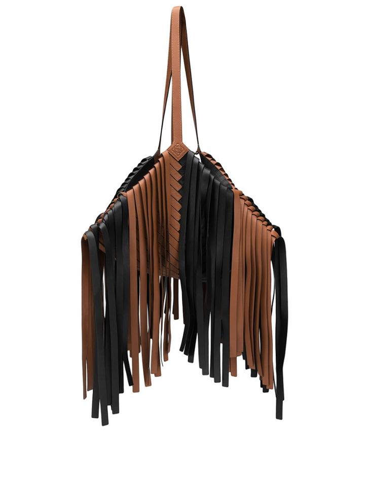 Loewe Fringe Tote - Black