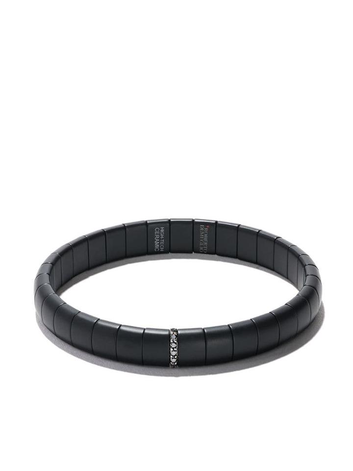 Roberto Demeglio 18kt White Gold Gioconda Ceramic And Diamond Bracelet