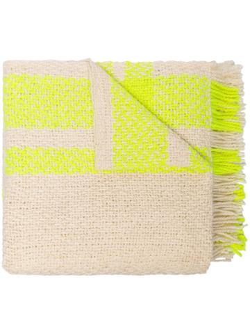 Aessai Aessai Neon Yel Blnkt Merino Scrf - Nude & Neutrals